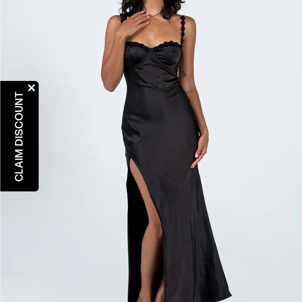 Princess Polly Black Maxi Dress